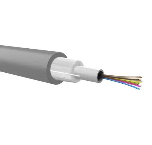 Optical loose cable to be pre-terminated, dielectric armour, 4 fibers 50/125, LSZH jacket