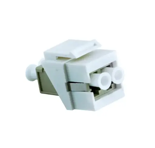 LC-LC Duplex Keystone adapter for multimode fiber