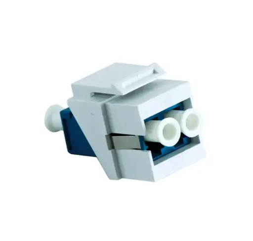 LC-LC Duplex Keystone adapter for single-mode fiber