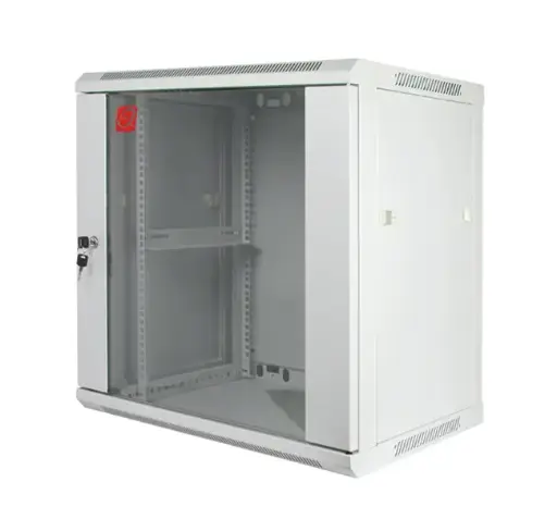 Wall mounted TECH Cabinet 19” 600x450x9U, gray RAL 7035