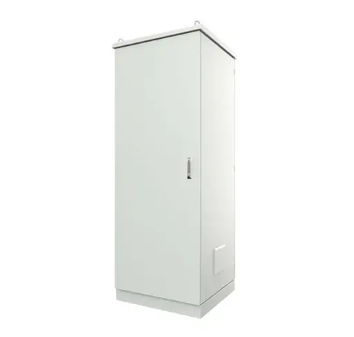 IP Series floor standing cabinets, blind door, H1200xW600xD600 24U, IP55, grey RAL 7035