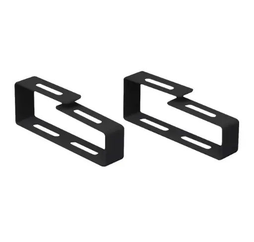 Cable management ring, black RAL 9005