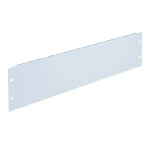 Blind panel 3 U/19″ – grey RAL 7036