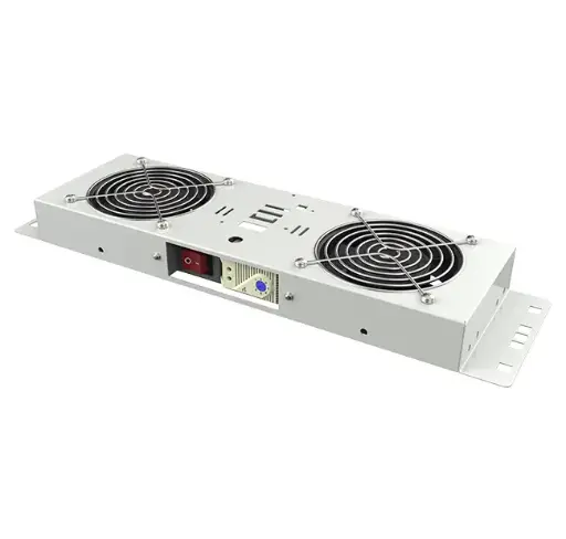 Ventilation unit with 2 fans and thermostat for wall IP55 cabinets