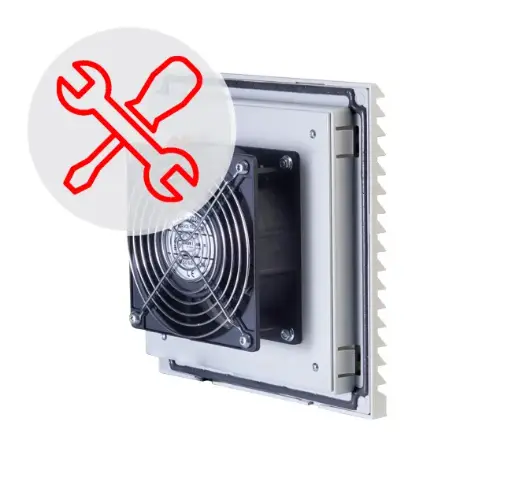 Installation service of ventilation units and IP54 particle filter on Cabinets of Floor IP, Datacenter IP and Wall IP Series