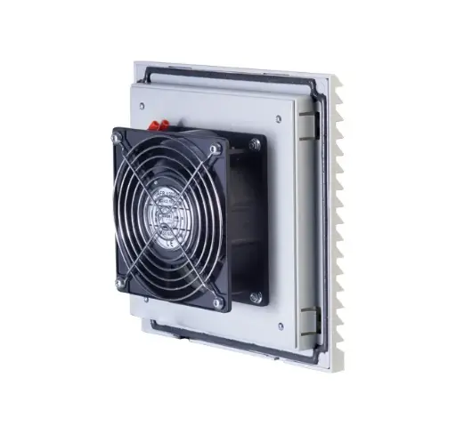 Fan for IP cabinets, dimensions 204×204 mm, air flow capacity 90 mc/h, IP55 degree of protection