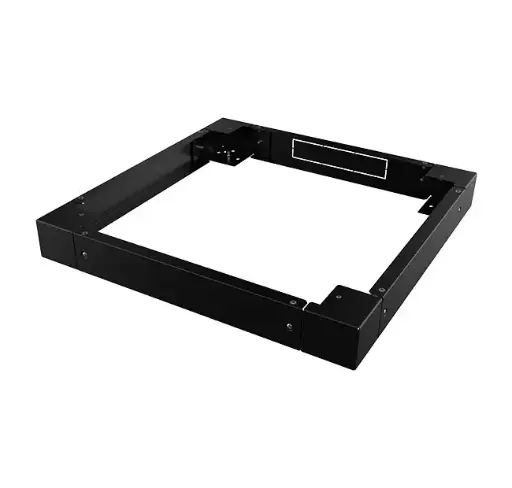 Plinth for floor standing TECH cabinet W800xD600, black RAL 9005