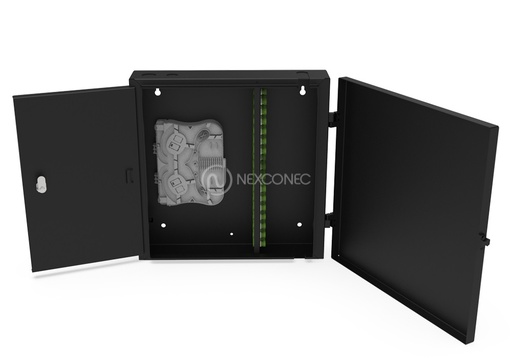 WALL MOUNT DOUBLE DOOR 48 PORTS FC/ST - FW06