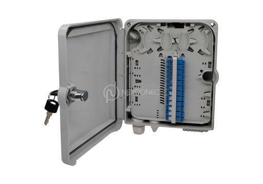 LOCKABLE INDOOR/OUTDOOR WALL BOX 12 PORTS SC - WP12U1