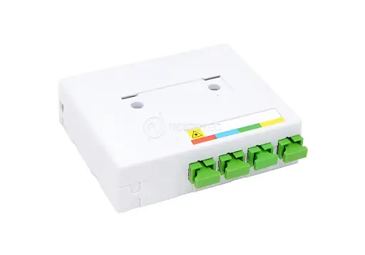 FTTH WALL OUTLET 4 PORTS SC - WO04