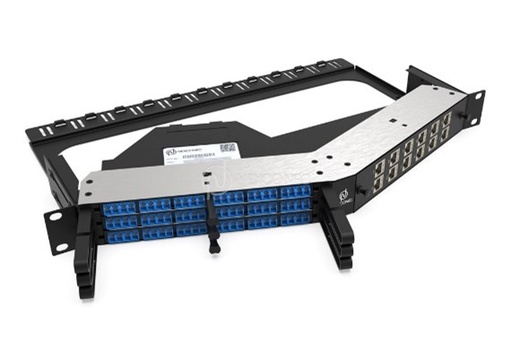 1U NGX HYBRID FIBER & COPPER ANGLED MODULAR PANEL – NGXPP04 