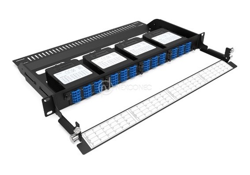 1U 4 SLOTS HD MODULAR FIXED FRAME - MP4PP04 