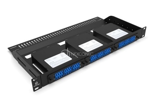 1U 3 SLOTS LGX MODULAR FIXED FRAME - MP3PP06 