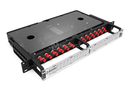 1U 24 PORTS FC SX/ST SX SLIDING PATCH PANEL - MP2PP03 