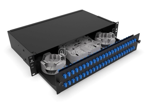 2U 48 PORTS SC SIMPLEX/LC DUPLEX SLIDING PATCH PANEL - SPP48S 