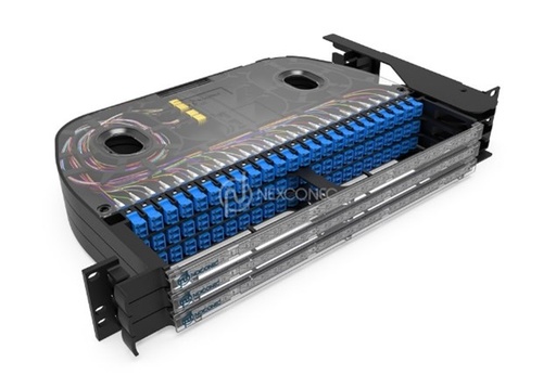 1.5U 144FO MPO-LC PIVOT PATCH PANEL - PIV15R144M01 