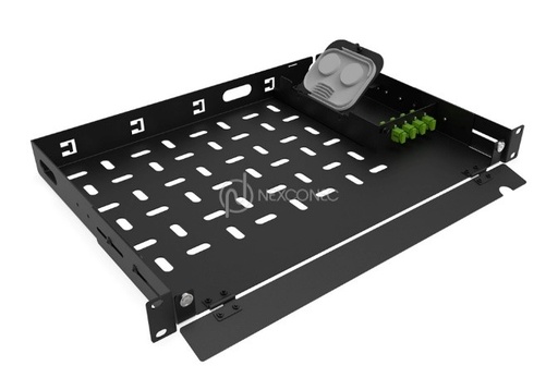 1U 4 PORTS SC FIBER PANEL & SHELVE - PPST1 