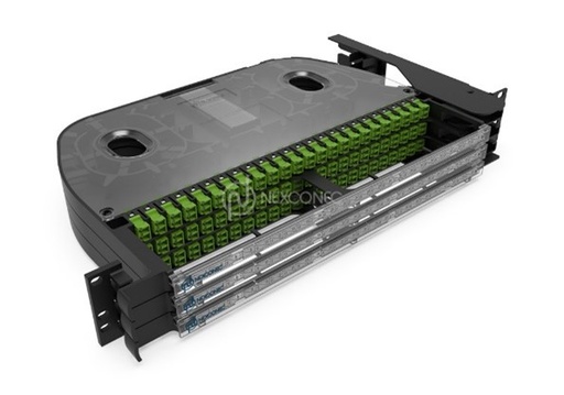 1.5U 72 PORTS SC SX/LC DX PIVOT PATCH PANEL - PIV15 