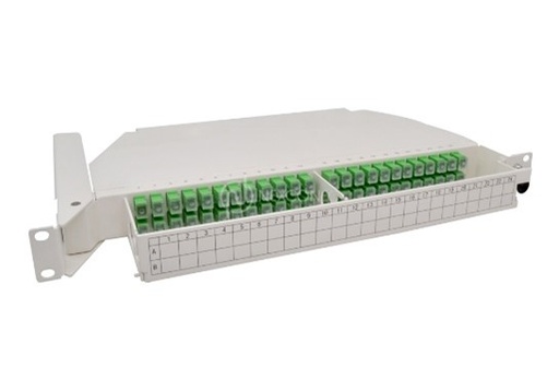 1U FIBER OPTICAL ROTARY PATCH PANEL - SW01-48SCA-xx 