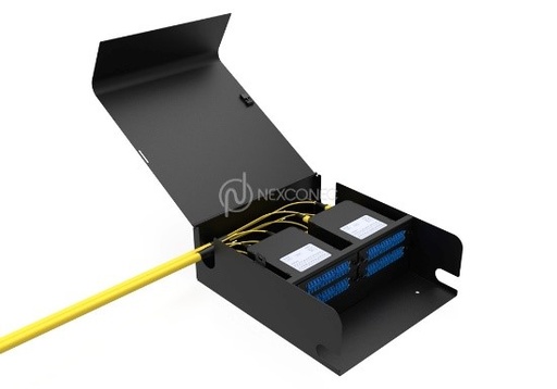 WALL MOUNT DOUBLE DOOR 48 PORTS SC - FW05 