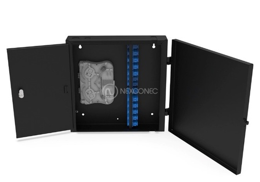 WALL MOUNT DOUBLE DOOR 48 PORTS FC/ST - FW06 