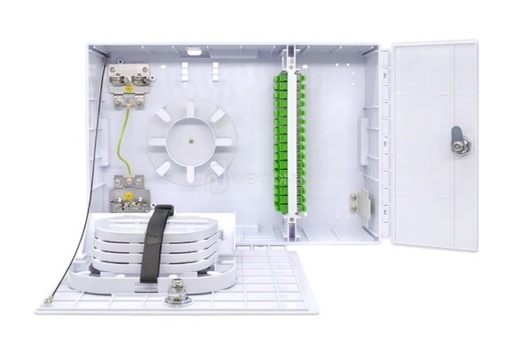 LOCKABLE (DOUBLE DOOR) INDOOR WALL BOX 48 PORTS SC - WP48D 