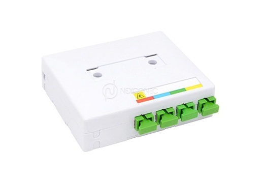 FTTH WALL OUTLET 4 PORTS SC - WO04 