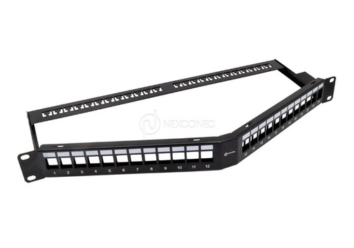 1U UTP ANGLED UNLOADED PATCH PANEL - CMX1UVUN 