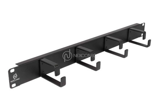 1U CABLE MANAGER 4 HOOKS METAL 75MM - FCM01 