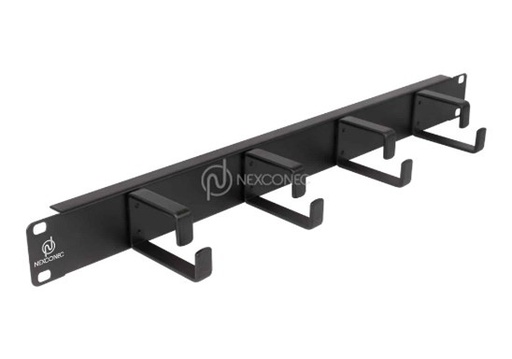 1U CABLE MANAGER 4 HOOKS METAL 75MM - FCM01 